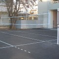 240034 ΣΕΤ ΣΤΥΛΟΒΑΤΕΣ VOLLEY ΜΕΤΑΛΛΙΚΟΙ ø76, πάχους 3mm MEGAFITNESS