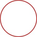 Στεφάνι Ρυθμικής Γυμναστικής Hula Hoop Ø 90 cm|Vixen