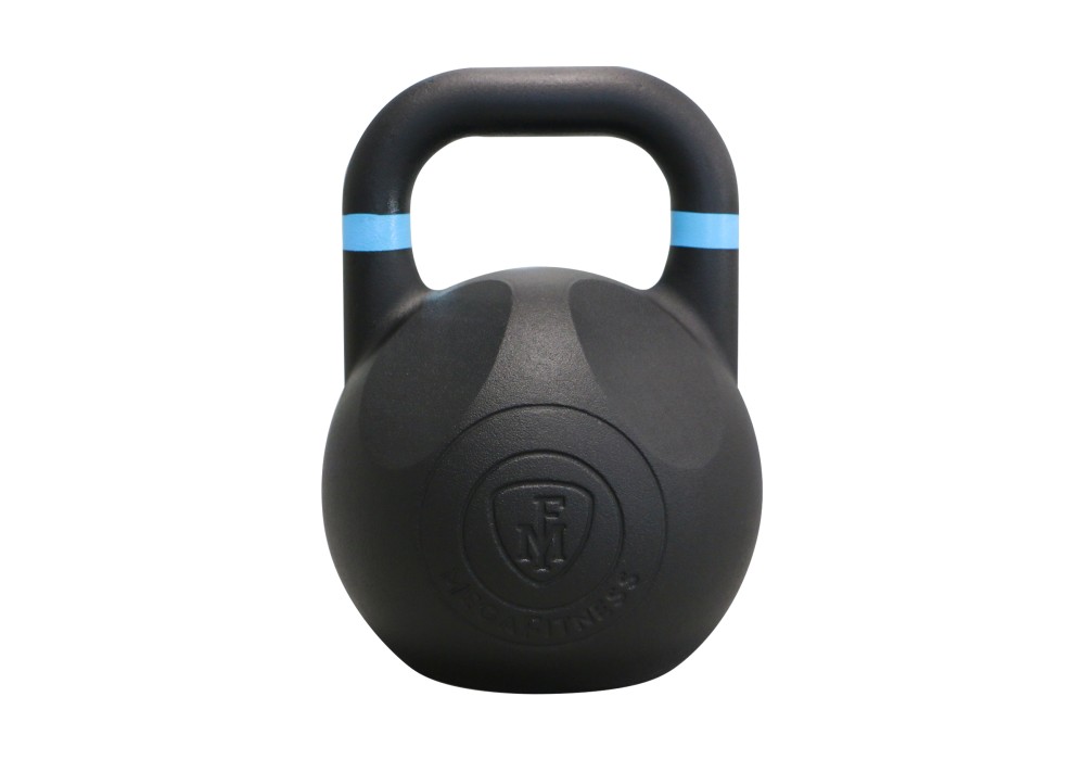 Αγωνιστικό kettlebell 12 κιλών Megafitness από μαντέμι με ηλεκτροστατική βαφή και αντιολισθητική επιφάνεια