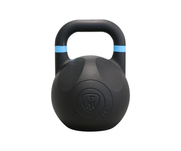 Αγωνιστικό kettlebell 12 κιλών Megafitness από μαντέμι με ηλεκτροστατική βαφή και αντιολισθητική επιφάνεια