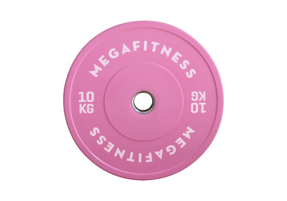 Bumper Plate Ολυμπιακού Τύπου Ροζ 10kg |Megafitness