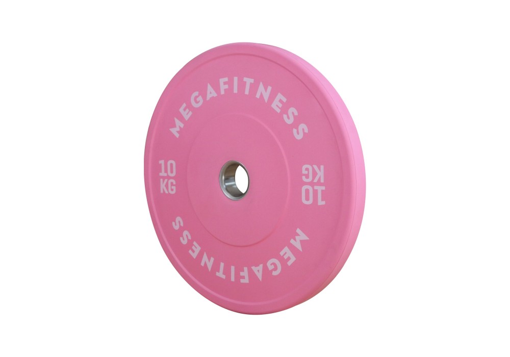 Bumper Plate Ολυμπιακού Τύπου Ροζ 10kg |Megafitness