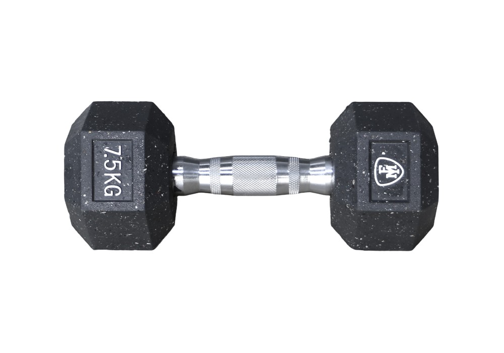 Αλτήρας Elite Εξάγωνος Μαύρος 7.5kg | Megafitness