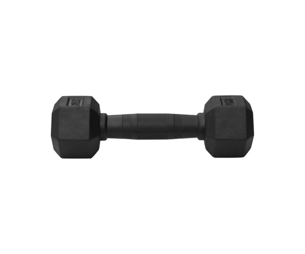 Hex Rubber Dumbbell 2kg |Megafitness