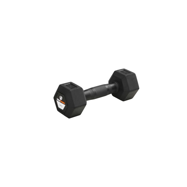Hex Rubber Dumbbell 3kg |Megafitness