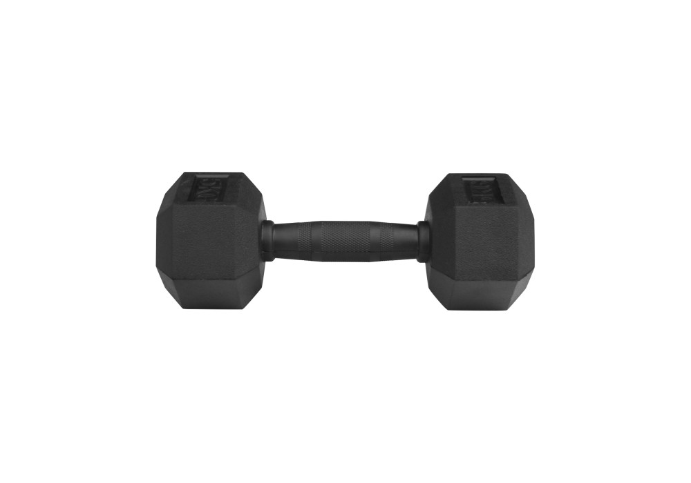 Αλτήρας Εξάγωνος Rubber 5kg |Megafitness