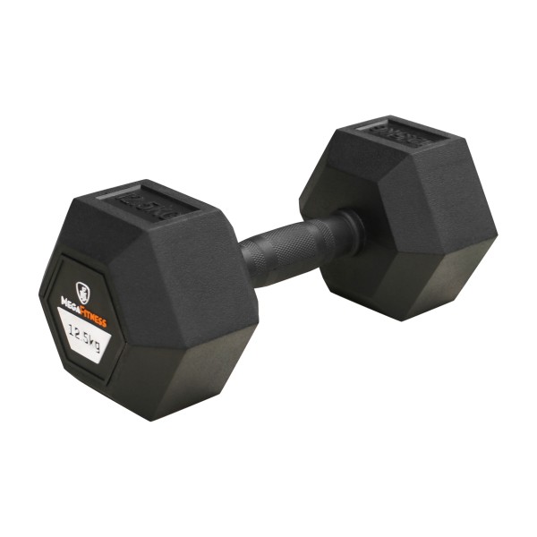 Αλτήρας Εξάγωνος Rubber 12.5kg |Megafitness