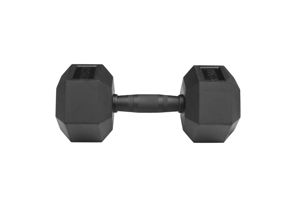 Αλτήρας Εξάγωνος Rubber 12.5kg |Megafitness