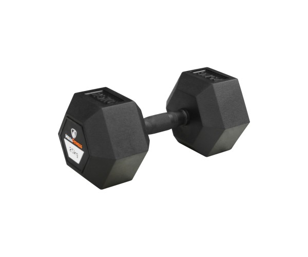 Αλτήρας Εξάγωνος Rubber 25kg |Megafitness