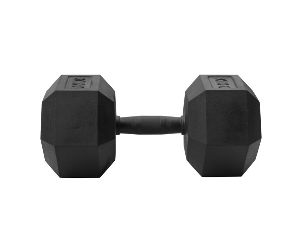 Αλτήρας Εξάγωνος Rubber 30kg |Megafitness