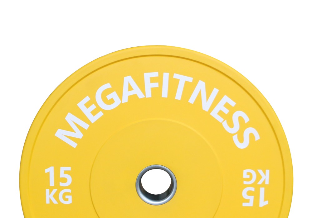 Bumper Plate Ολυμπιακού Τύπου Κίτρινο 15kg|Megafitness