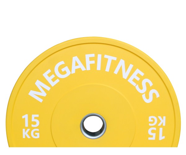 Bumper Plate Ολυμπιακού Τύπου Κίτρινο 15kg|Megafitness