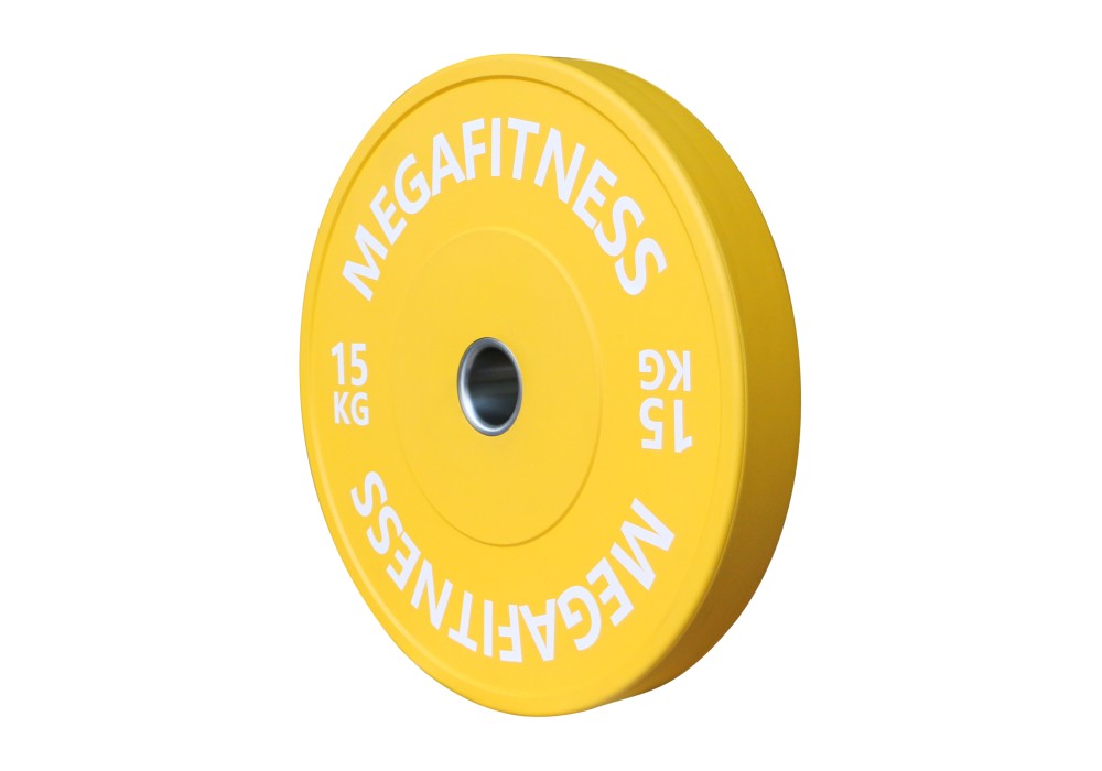 Bumper Plate Ολυμπιακού Τύπου Κίτρινο 15kg|Megafitness