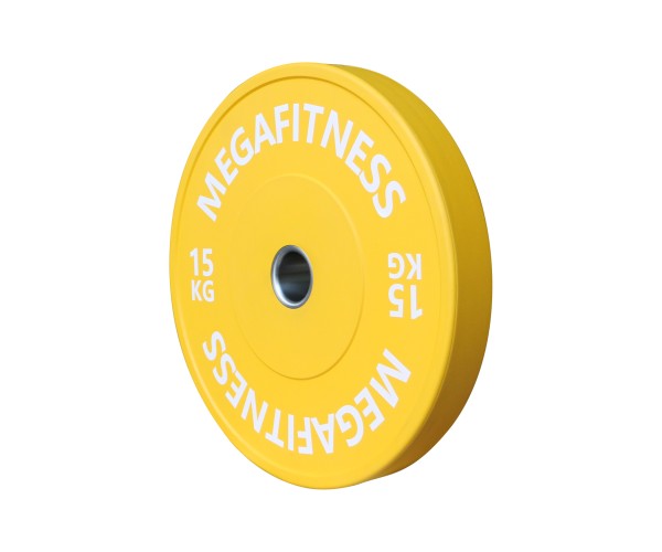 Bumper Plate Ολυμπιακού Τύπου Κίτρινο 15kg|Megafitness