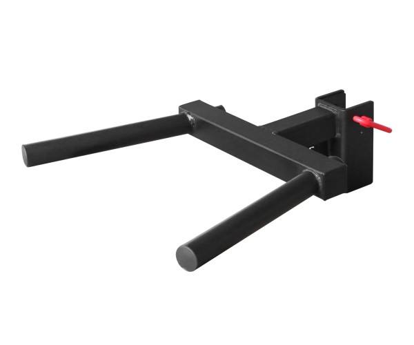 Megafitness dip bar attachment for power rack and half rack with anti-slip handles