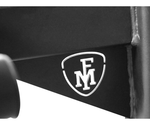 Megafitness dip bar attachment for power rack and half rack with anti-slip handles