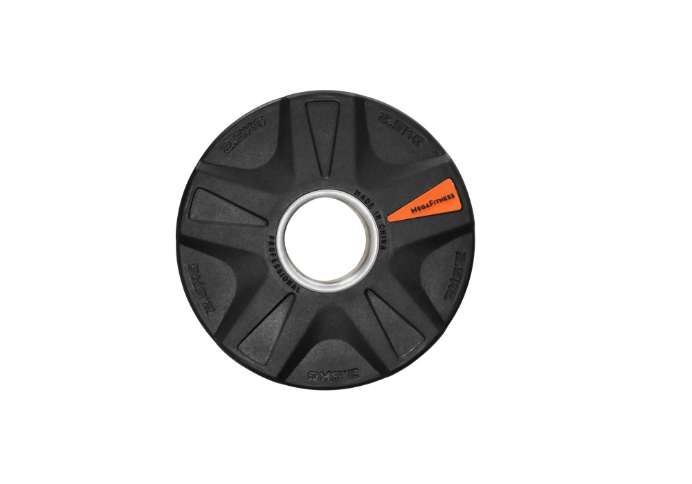 Bumper Plate Ολυμπιακού Τύπου Μαύρο 2.5kg|Megafitness