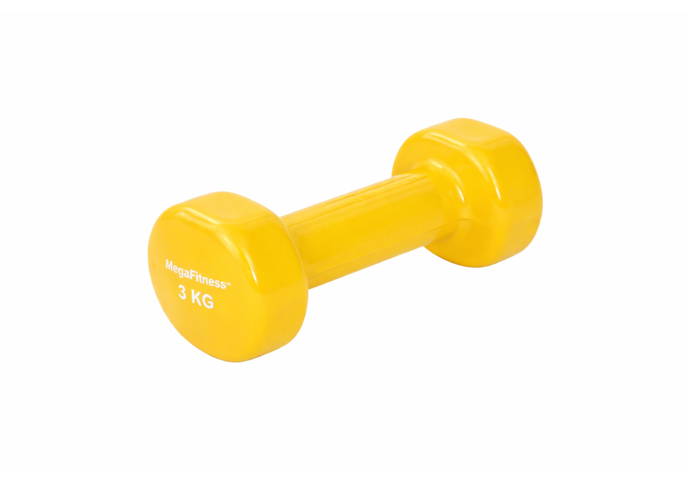 Vinyl Dumbbell 3kg|Megafitness