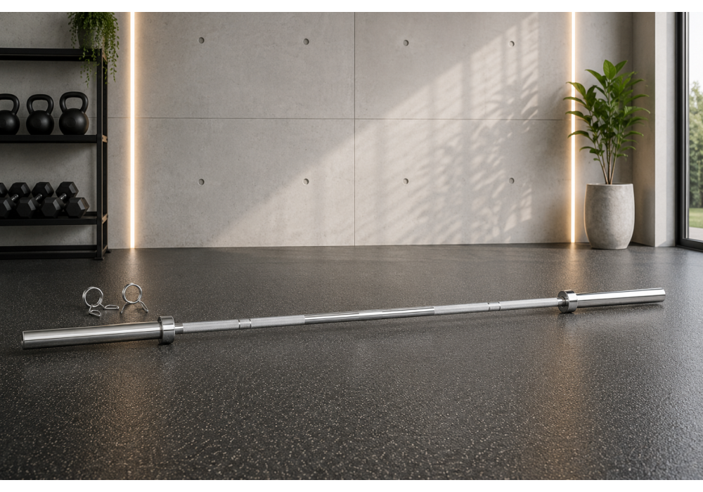 Olympic Bar with straight collar | Megafitness