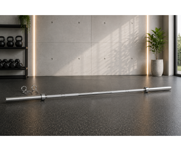 Olympic Bar with straight collar | Megafitness