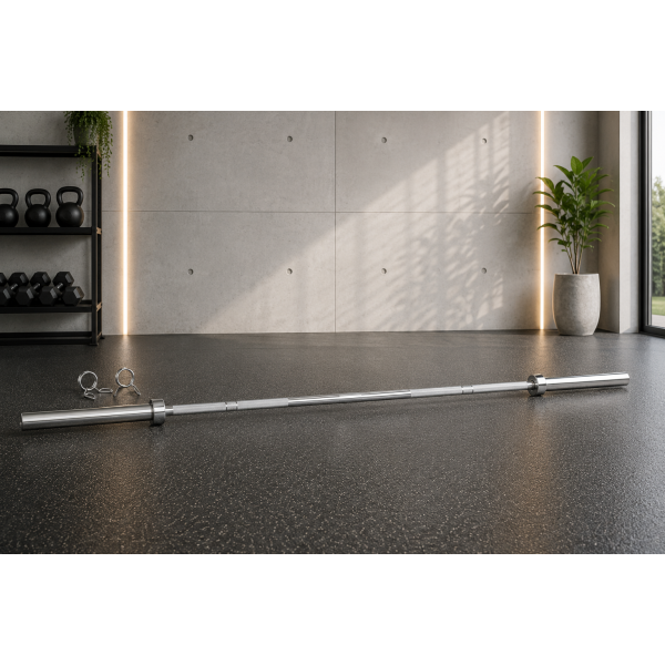 Olympic Bar with straight collar | Megafitness