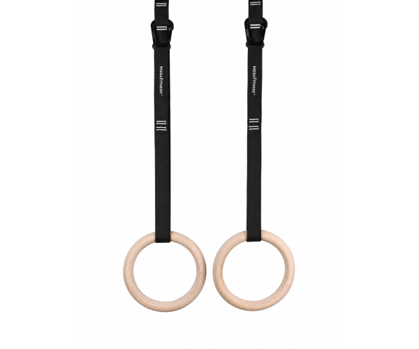 Megafitness wooden gymnastic rings