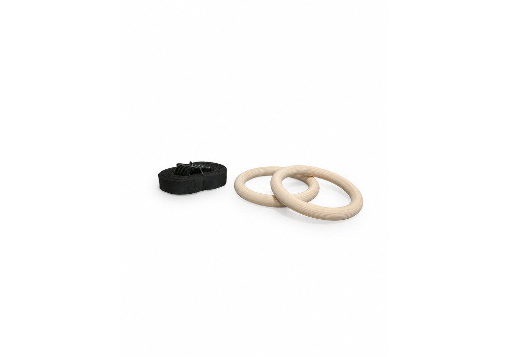 Megafitness wooden gymnastic rings