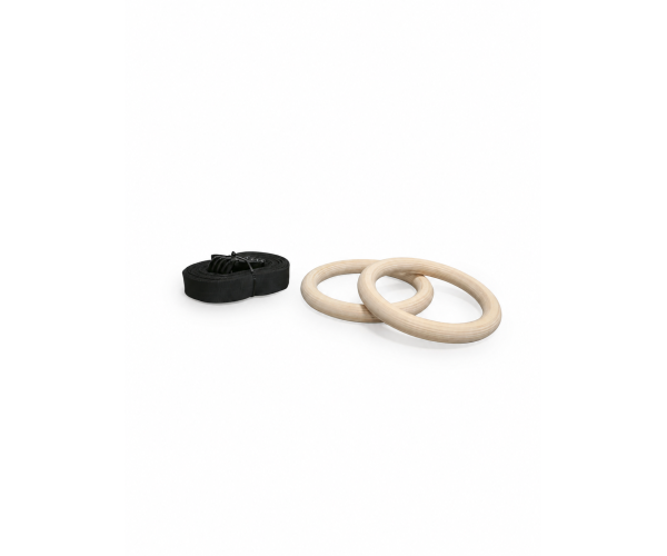 Megafitness wooden gymnastic rings