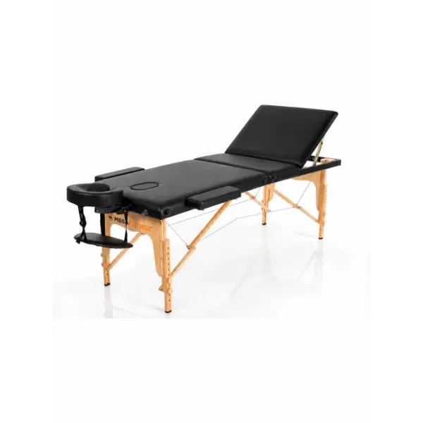 Physiotherapy - Massage Bed Classic 3 Black | Megafitness