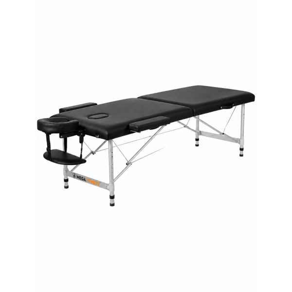 Physiotherapy - Massage Bed ALU 2 Black | Megafitness