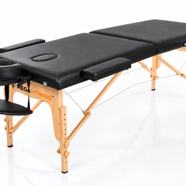 Physiotherapy - Massage Bed Classic 2 Black |Megafitness