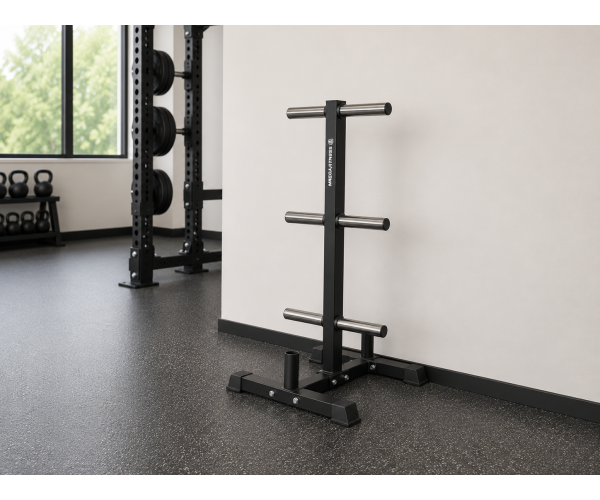 Plate And Barbell Storage Rack| Megafitness 