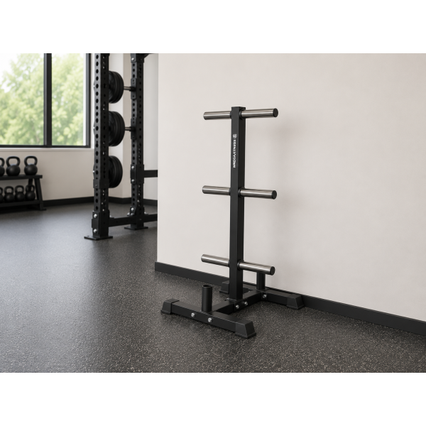 Plate And Barbell Storage Rack| Megafitness 