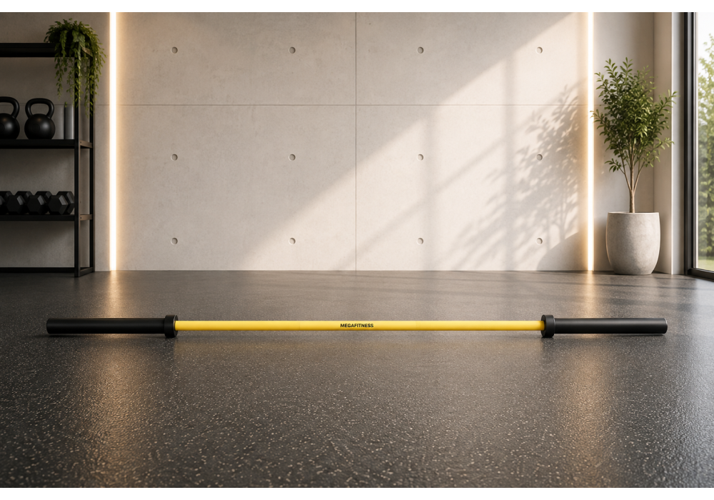Olympic Bar Competition Cerakote Yellow 20kg|Megafitness