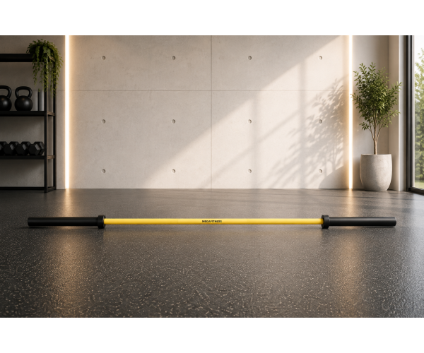 Olympic Bar Competition Cerakote Yellow 20kg|Megafitness