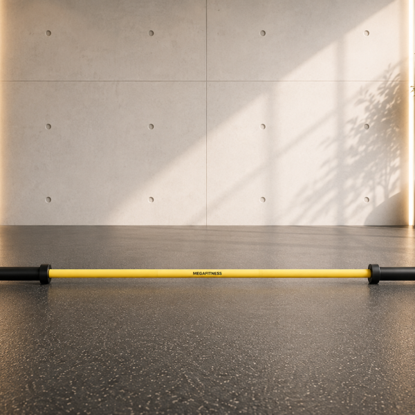 Olympic Bar Competition Cerakote Yellow 20kg|Megafitness
