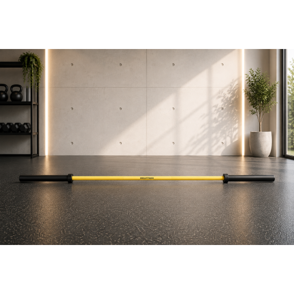 Olympic Bar Competition Cerakote Yellow 20kg|Megafitness
