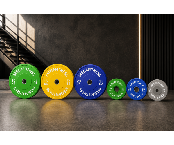 Bumper Plate Combo 1.25 to 20kg| Megafitness