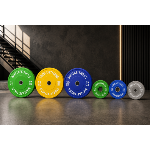 Bumper Plate Combo 1.25 to 20kg| Megafitness