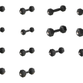 Combo Rubber Αλτήρων 1 to 10kg |Megafitness