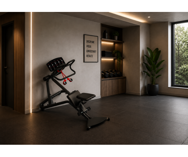 Megafitness back stretch machine heavy duty for flexibility and pain relief