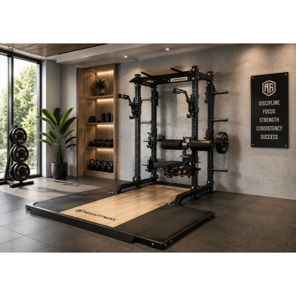 Πλατφόρμα Άρσης Βαρών  με Rack |Megafitness