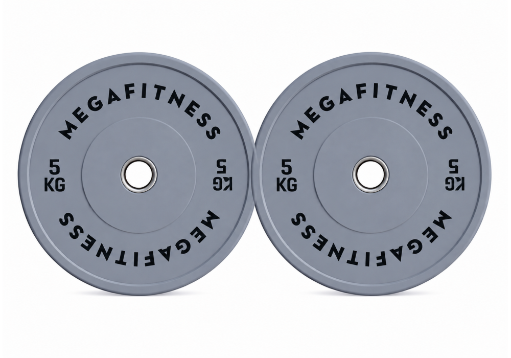Bumper Plate Olympic Type Grey 5kg|Megafitness