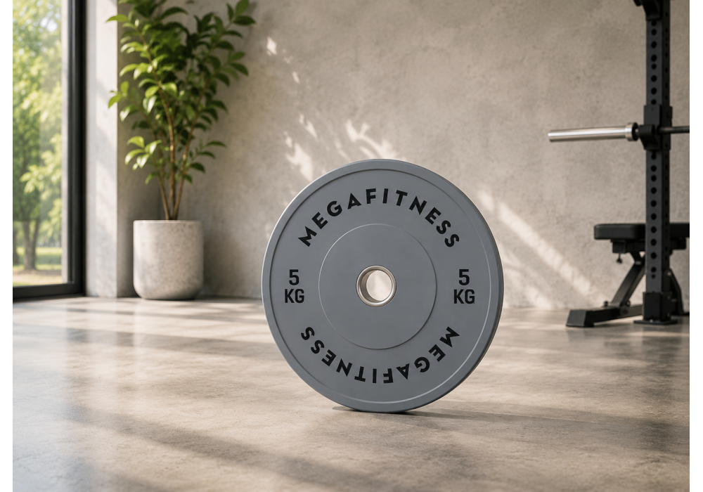 Bumper Plate Olympic Type Grey 5kg|Megafitness