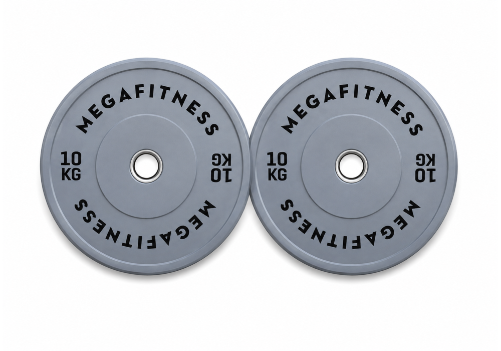 Bumper Plate Olympic Type Grey 10kg|Megafitness