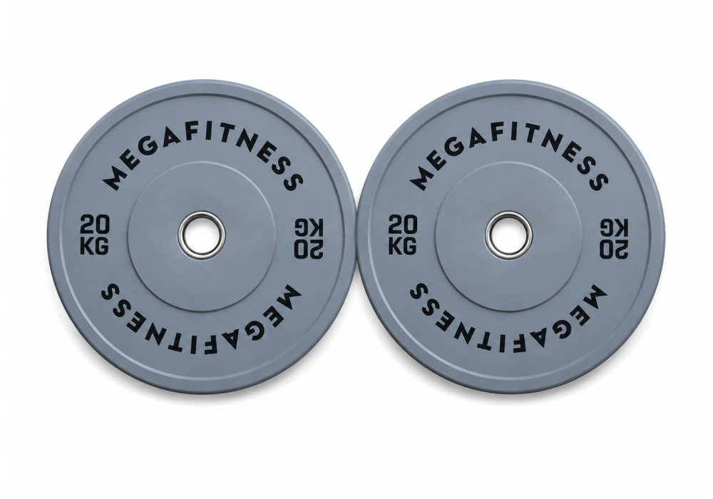 Bumper Plate Olympic Type Grey 20kg|Megafitness
