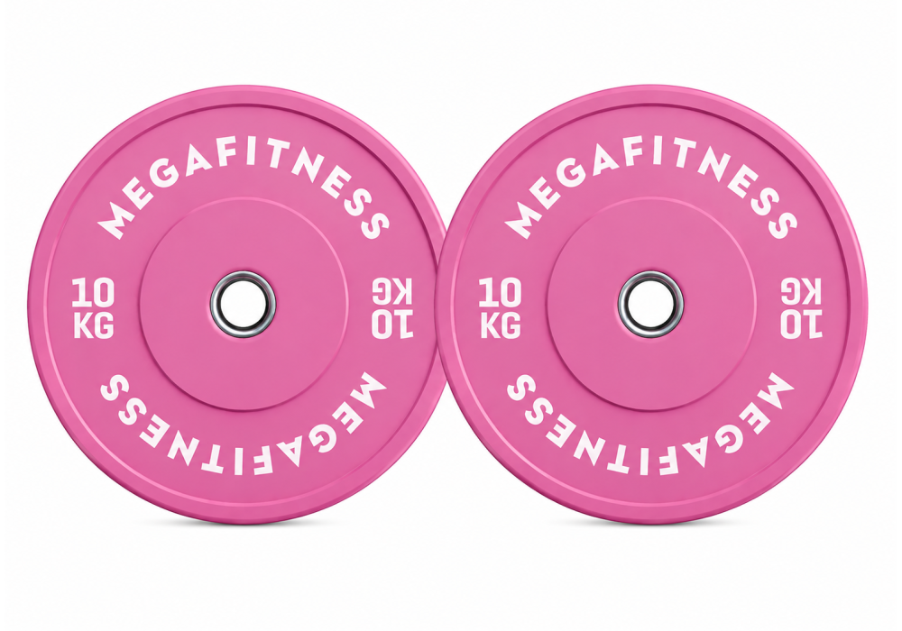 Bumper Plate Olympic Type Pink 10kg|Megafitness