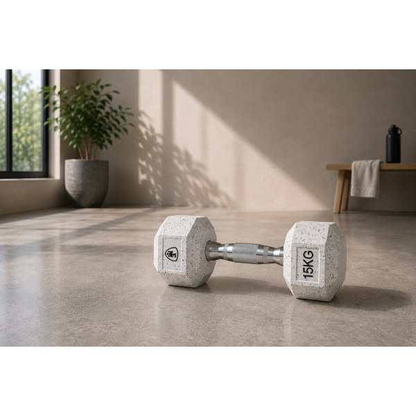 Hex Elite Dumbbell 15kg | Megafitness