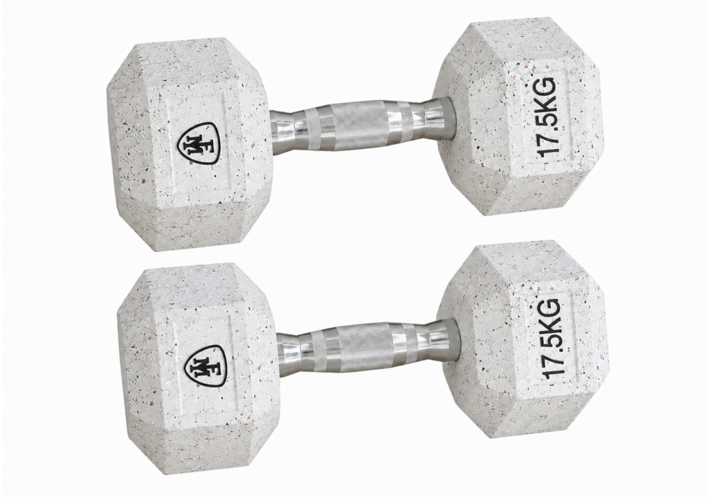 Hex Elite Dumbbell 17.5kg | Megafitness