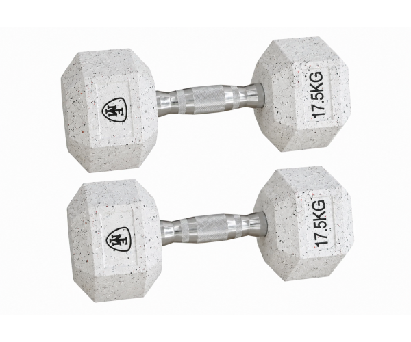 Hex Elite Dumbbell 17.5kg | Megafitness